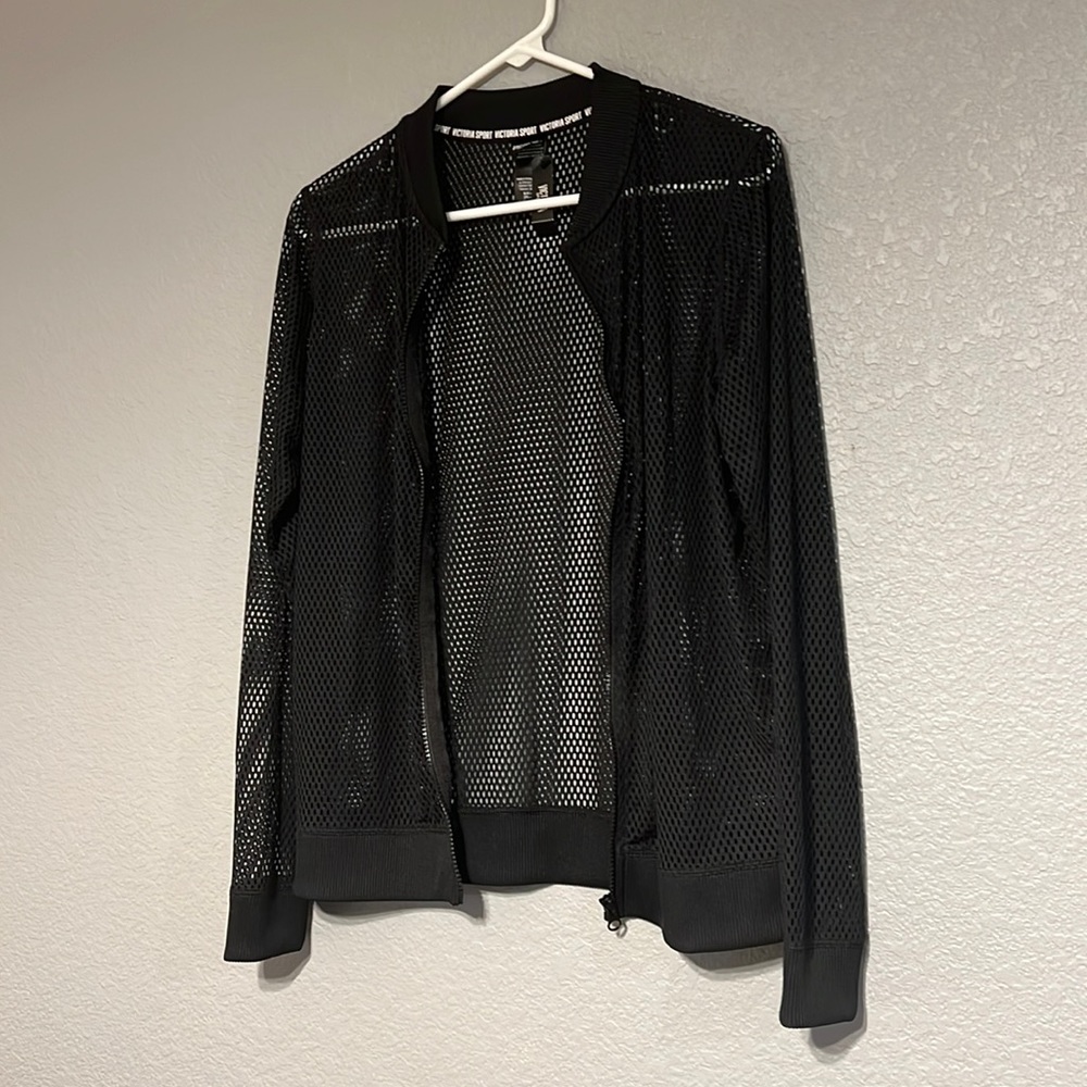 Victoria secret net long sleeve sports vest